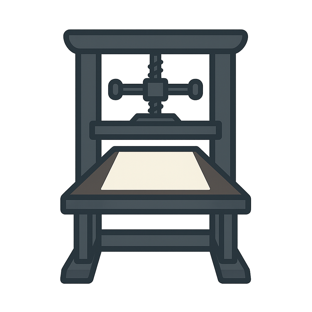 Illustration of The Printing Press