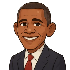 Portrait of Barak Obama
