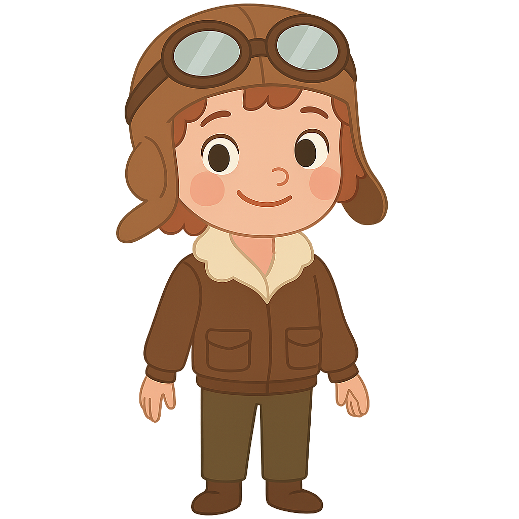 Portrait of Amelia Earhart