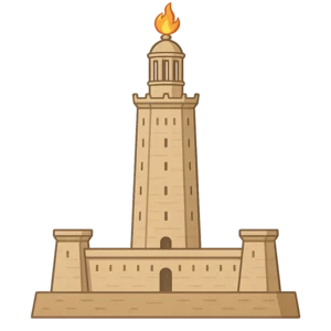 Illustration of Lighthouse of Alexandria