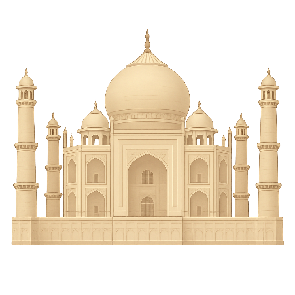 Illustration of Taj Mahal