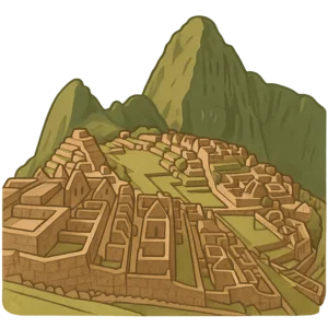 Illustration of Machu Picchu