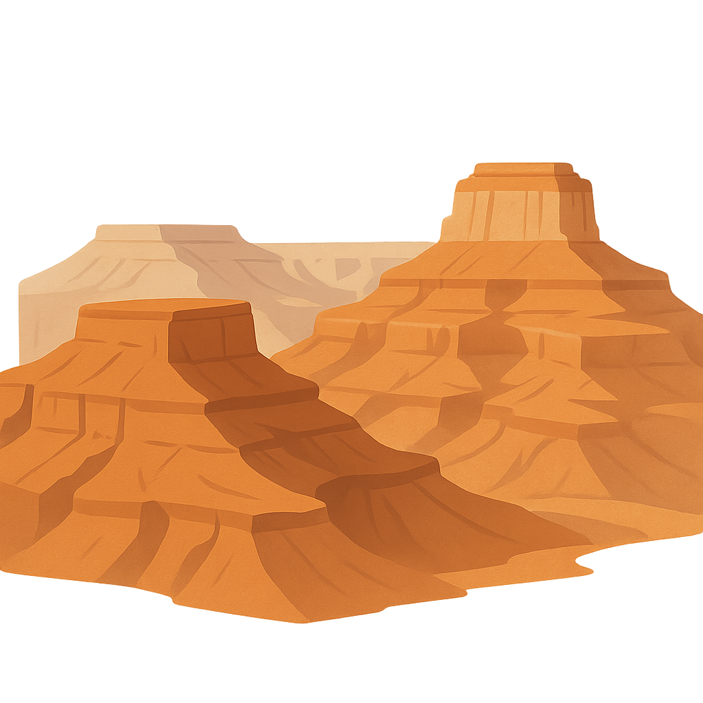 Illustration of The Grand Canyon
