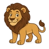 Illustration of African Lion