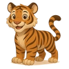 Illustration of Bengal Tiger