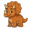 Illustration of Triceratops