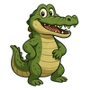Illustration of Nile Crocodile
