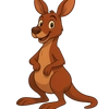 Illustration of Red Kangaroo