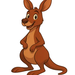 Illustration of Red Kangaroo