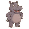 Illustration of Hippopotamus