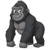 Illustration of Gorilla (Western Lowland)