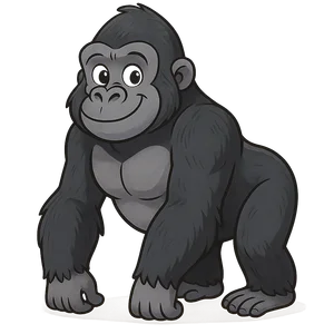 Illustration of Gorilla (Western Lowland)