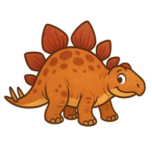 Illustration of Stegosaurus