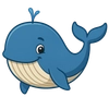 Illustration of Blue Whale