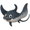 Illustration of Giant Manta Ray