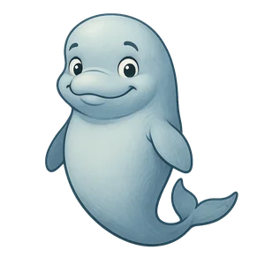 Illustration of Beluga Whale