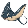 Illustration of Spotted Eagle Ray