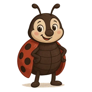 Illustration of Seven-spot Ladybird (Ladybug)