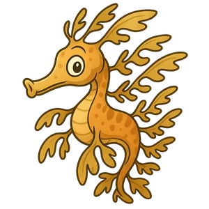 Illustration of Leafy Seadragon