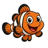 Illustration of Ocellaris Clownfish