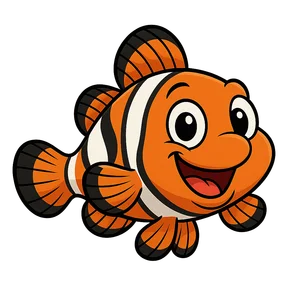 Illustration of Ocellaris Clownfish