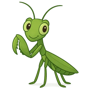 Illustration of Praying Mantis