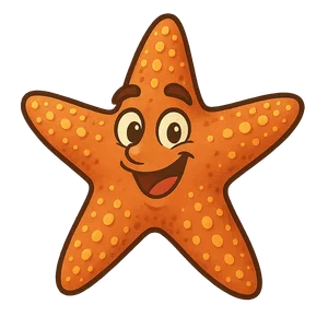 Illustration of Ochre Sea Star