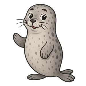 Illustration of Harbor Seal
