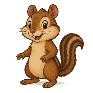 Illustration of Eastern Chipmunk