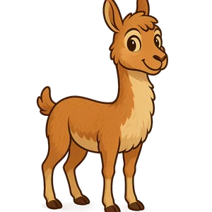 Illustration of Vicuña