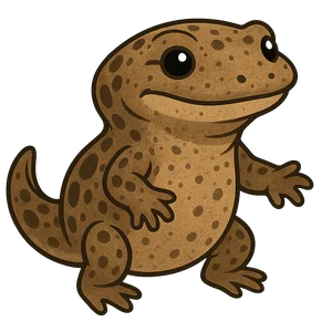 Illustration of Japanese Giant Salamander