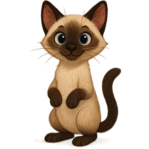 Illustration of Siamese Cat