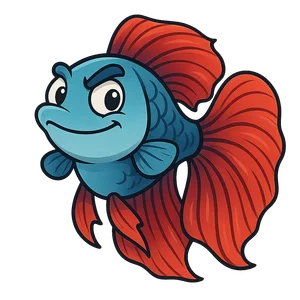 Illustration of Betta Fish