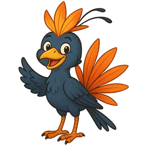 Illustration of Bird-of-Paradise