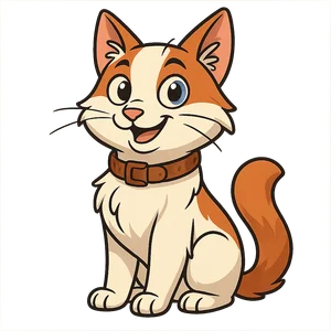 Illustration of Turkish Van Cat