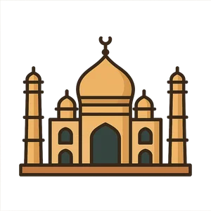 Illustration of Mughal Architecture