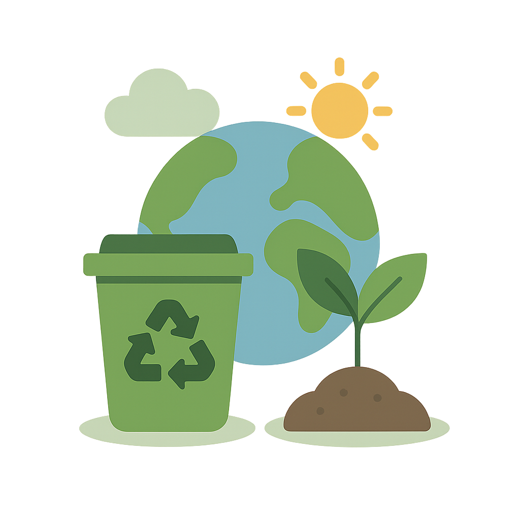 Illustration of Recycling/Environmental Stewardship