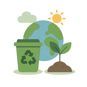 Illustration of Recycling/Environmental Stewardship