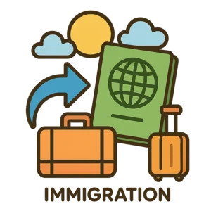 Illustration of Immigration
