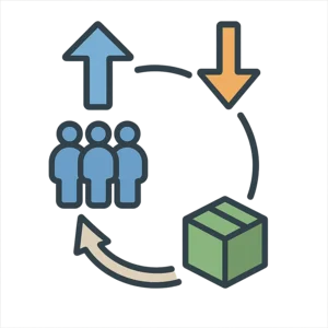 Illustration of Supply and demand
