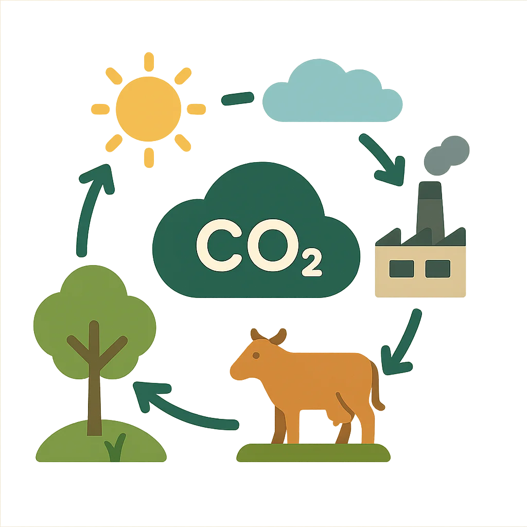 Illustration of Carbon Cycle