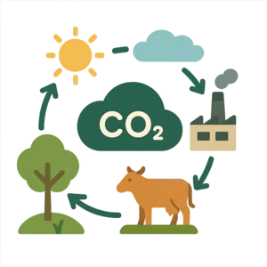 Illustration of Carbon Cycle