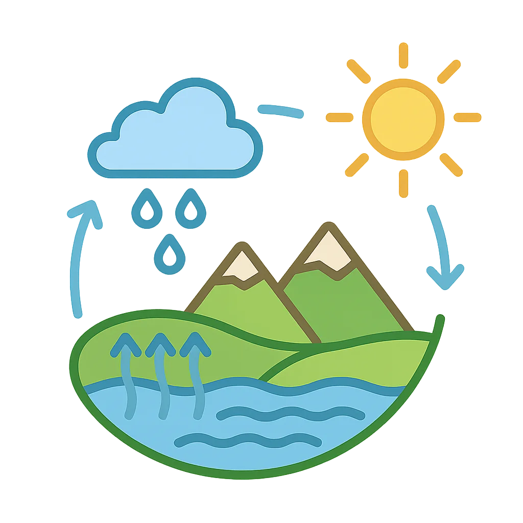 Illustration of Water Cycle
