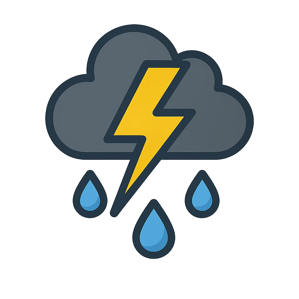 Illustration of Lightning and Thunder