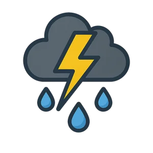 Illustration of Lightning and Thunder