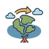 Illustration of Continental Drift