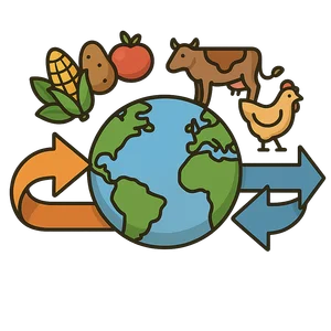Illustration of Columbian Exchange