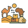 Illustration of Trans-Saharan Trade