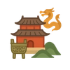 Illustration of Han Dynasty