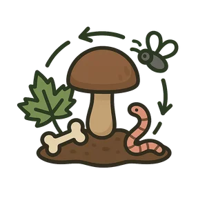 Illustration of Decomposers